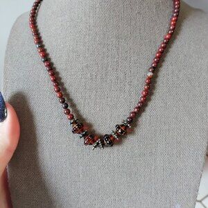 17 inch Beaded necklace